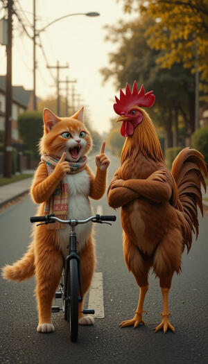 Cat / AI Art World – Unique Prints & Digital Downloads